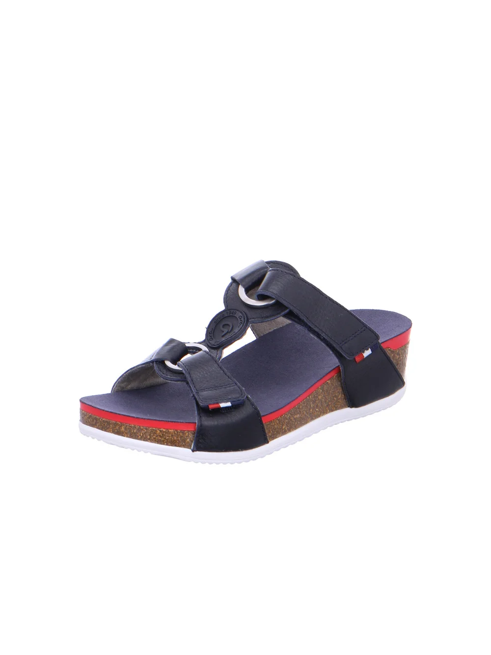 Pantolette Norderney blau