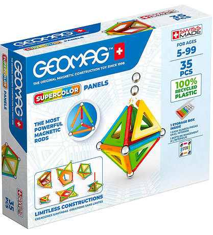 Geomag Magnets?t - Supercolor Panels Recycled - 35 Dele