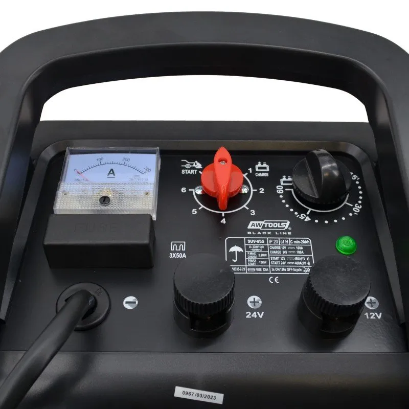 AWTOOLS SUV-655 Batterilader med Jump Starter