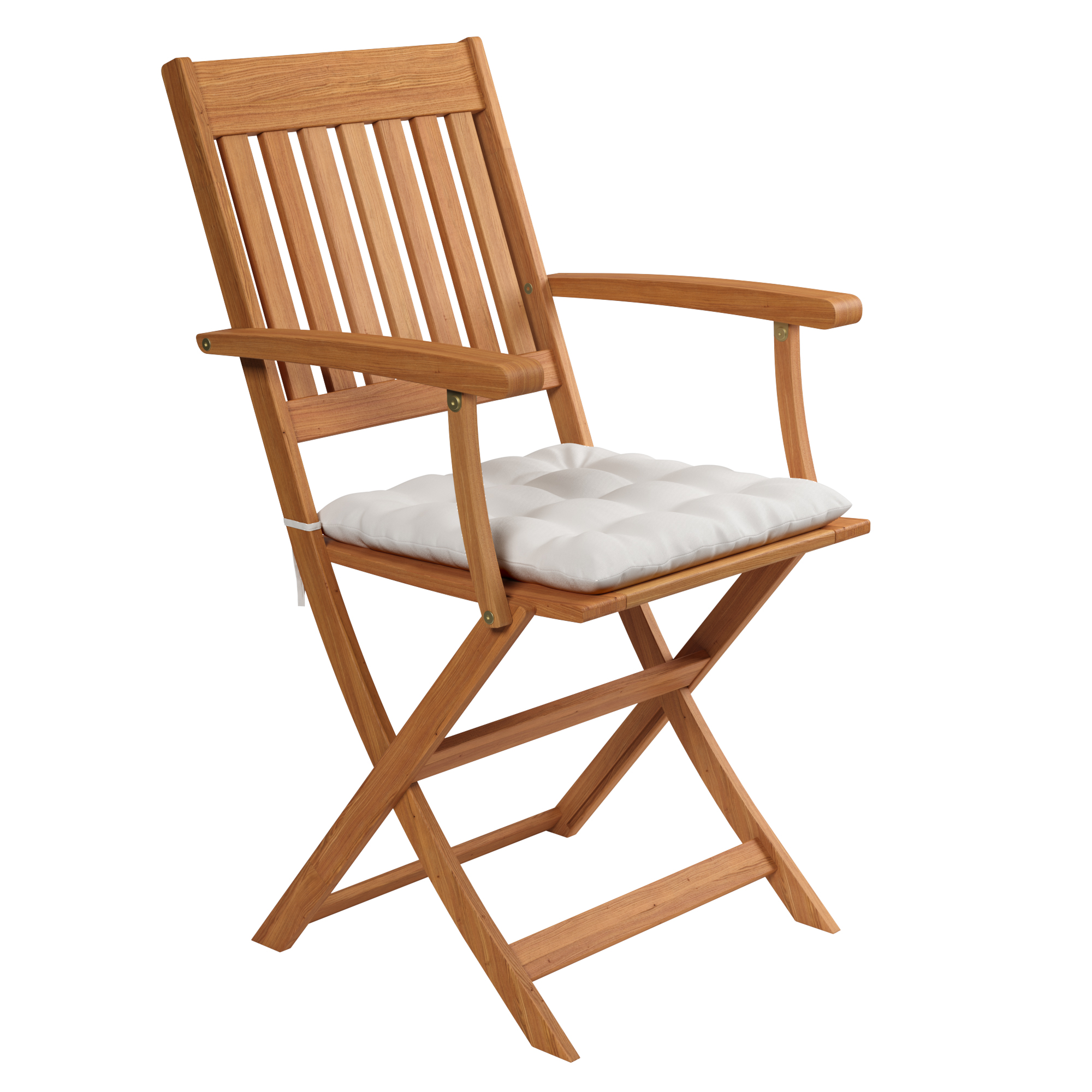 Sitzkissen 40 x 40 cm creme