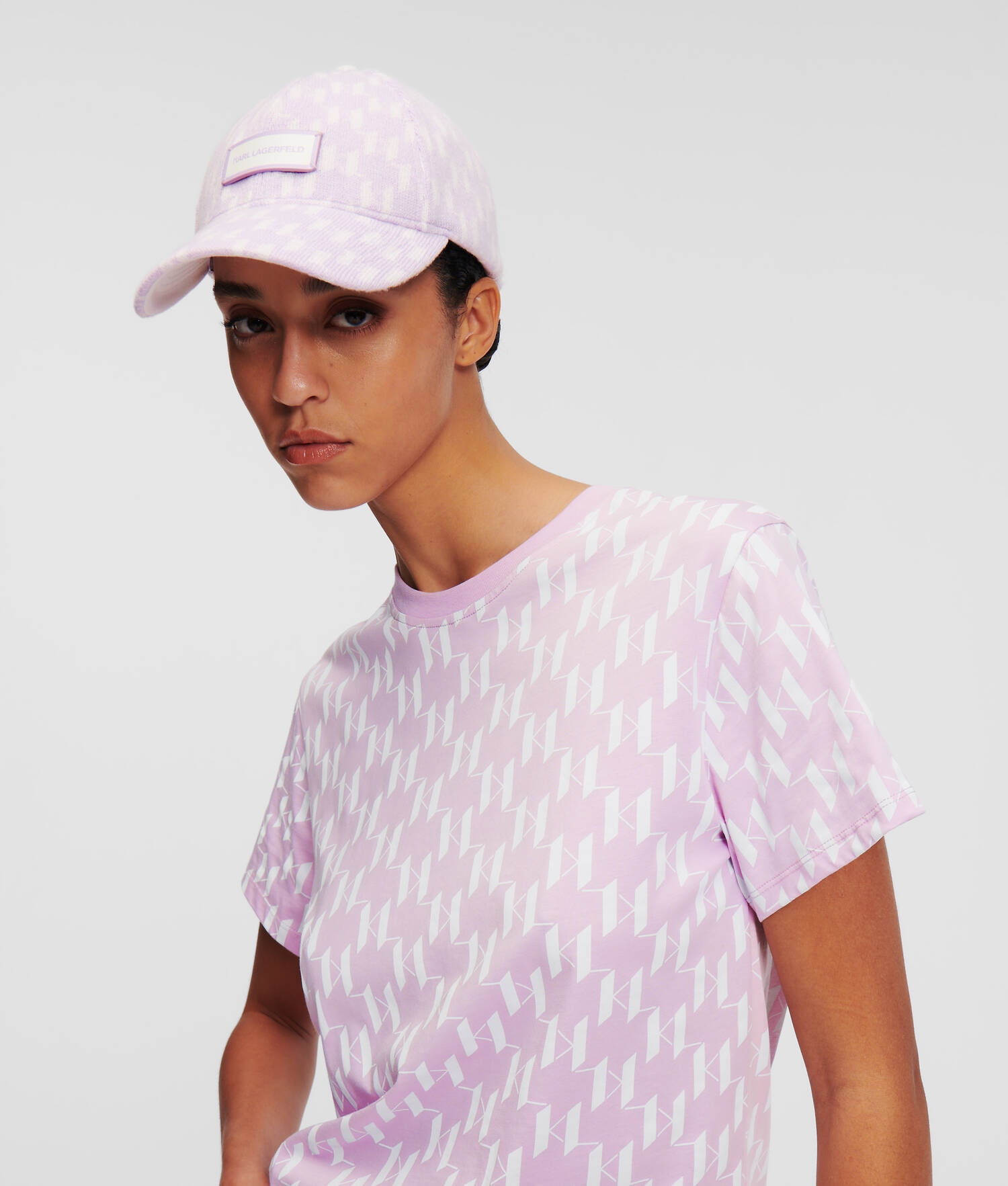 T-SHIRT IMPRIMÉ KL MONOGRAM FAÇON ALL-OVER