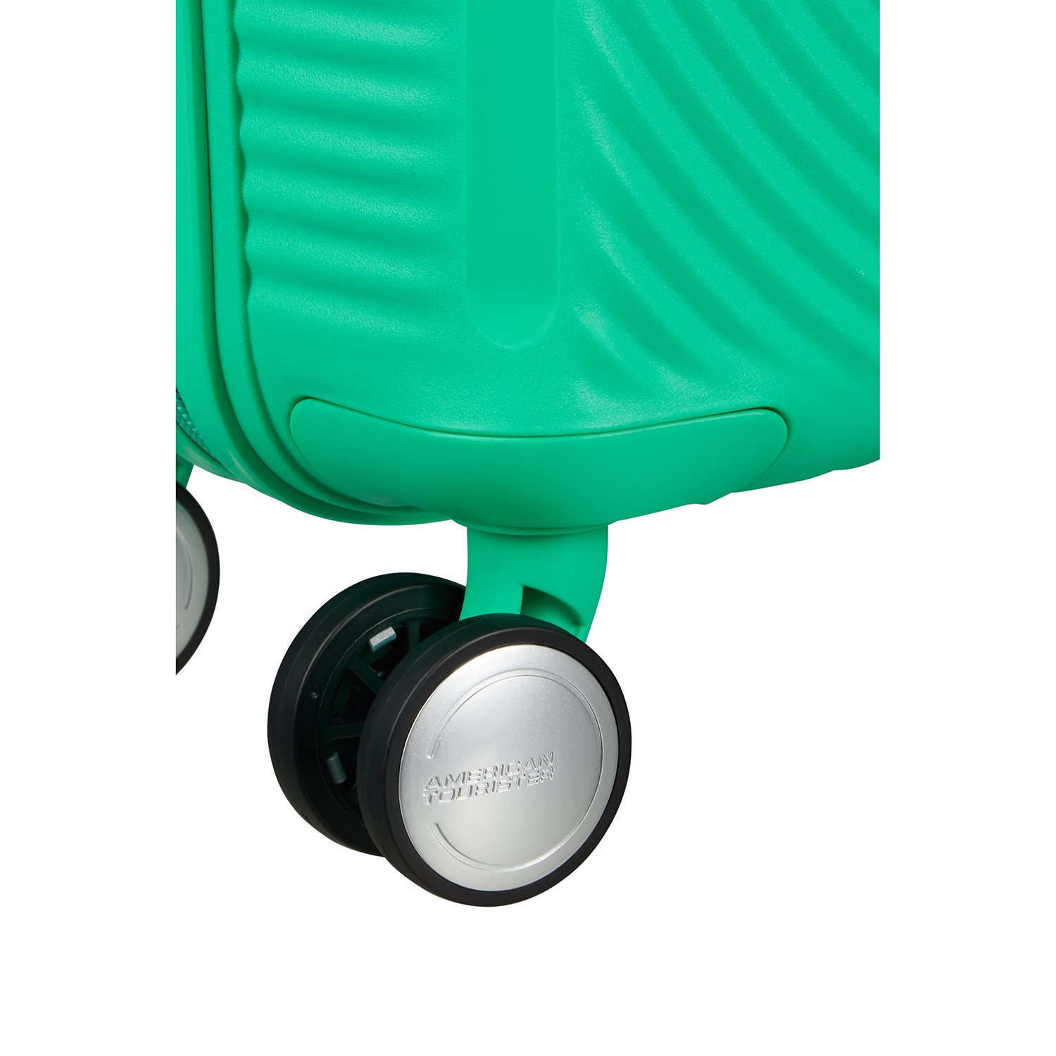 American Tourister Soundbox Mini Spinner 47 bright green