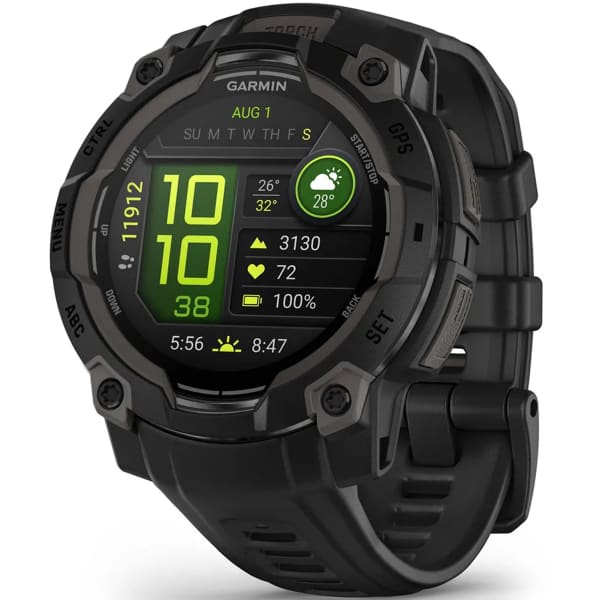 Montre outdoor GARMIN INSTINCT 3 45 MM AMOLED B LACK BEZEL W/ BLACK BAND