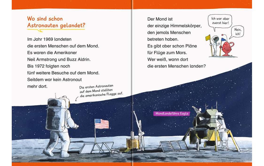 Kinder-Sachbuch WWW Erstleser: Weltraum Band 4Spielerisch lesen lernen