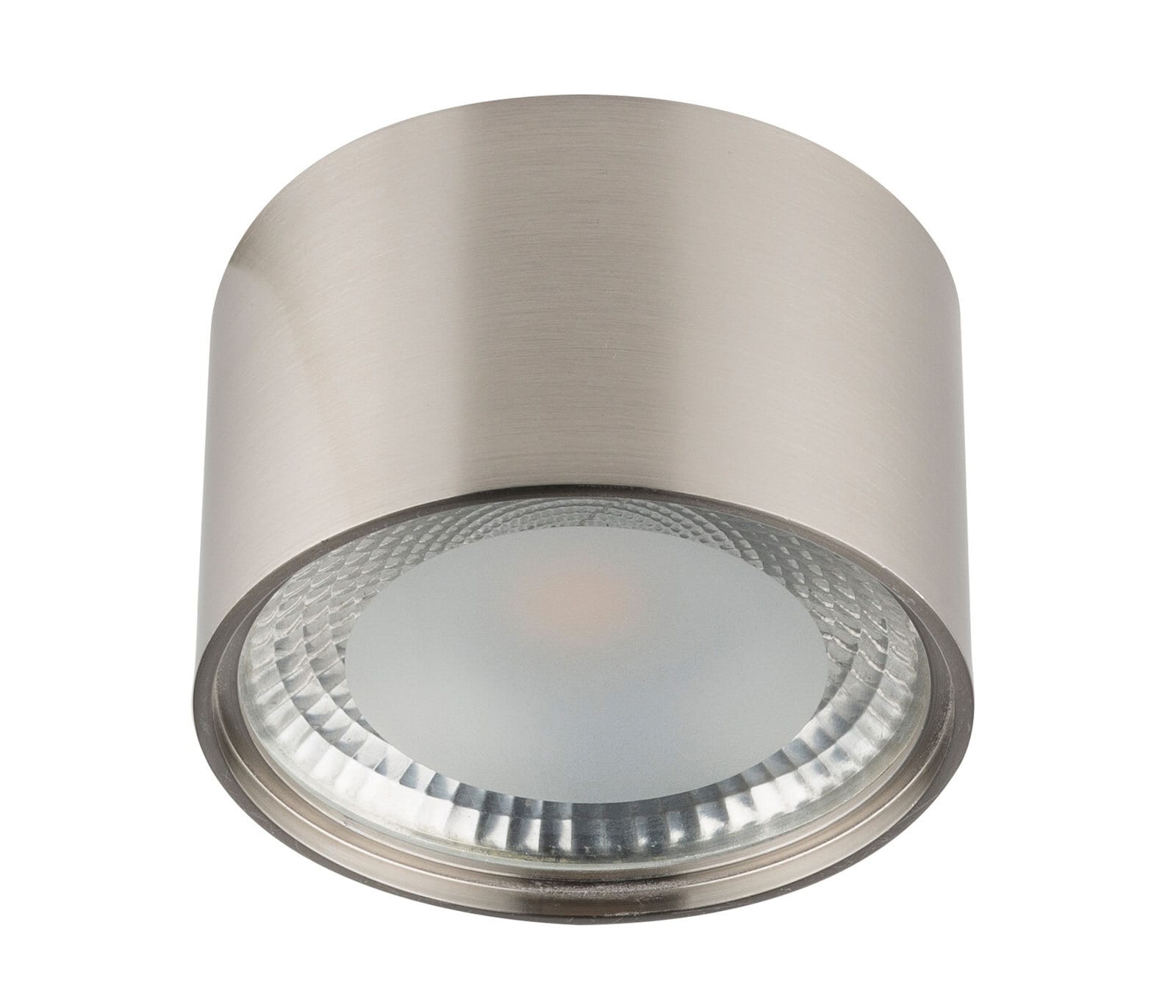 GLOBO LED Deckenlampe Ø 11 SERENA Nickelfarbig/satiniertes Glas