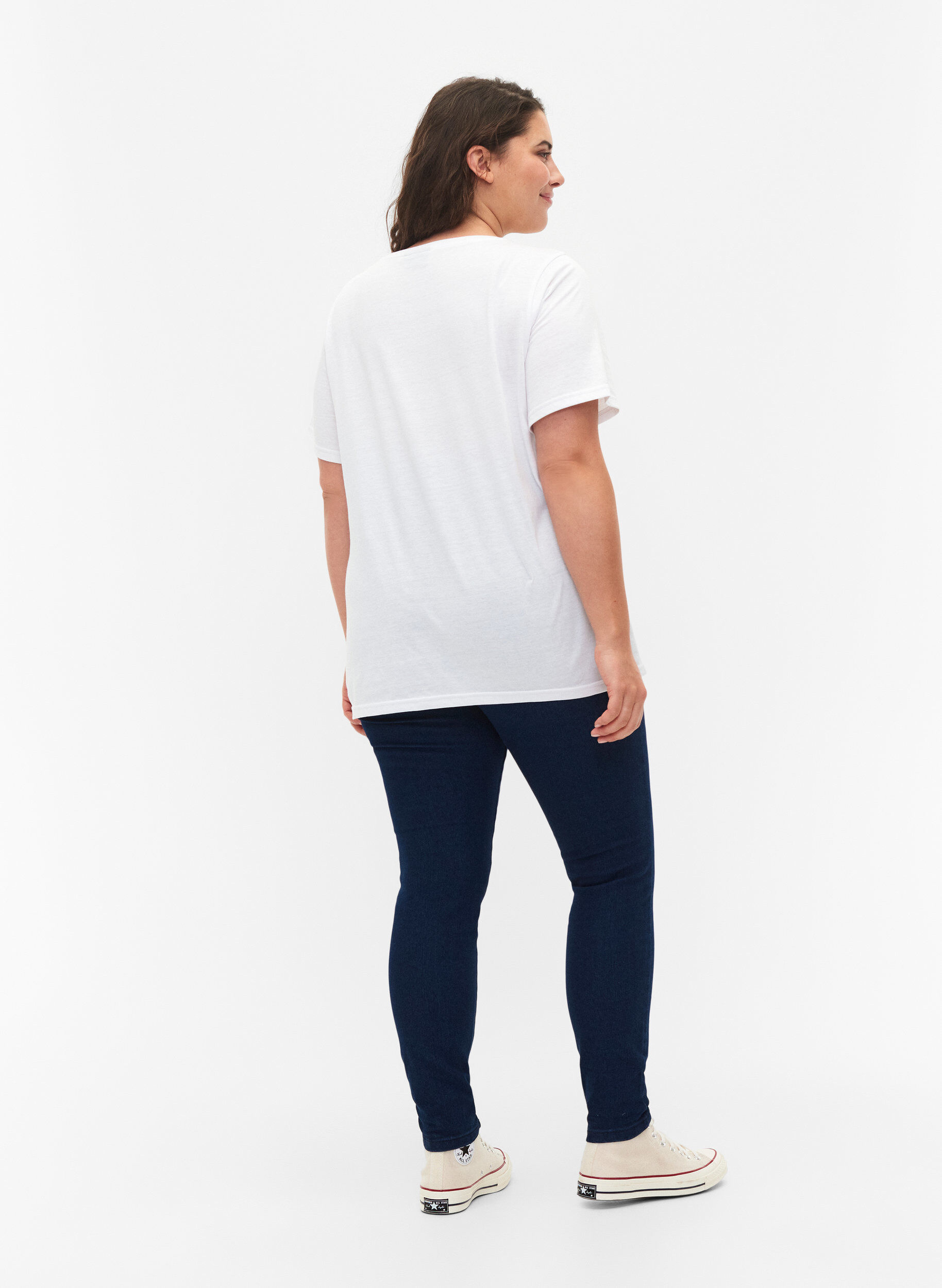 FLASH - Tætsiddende jeggings med høj talje