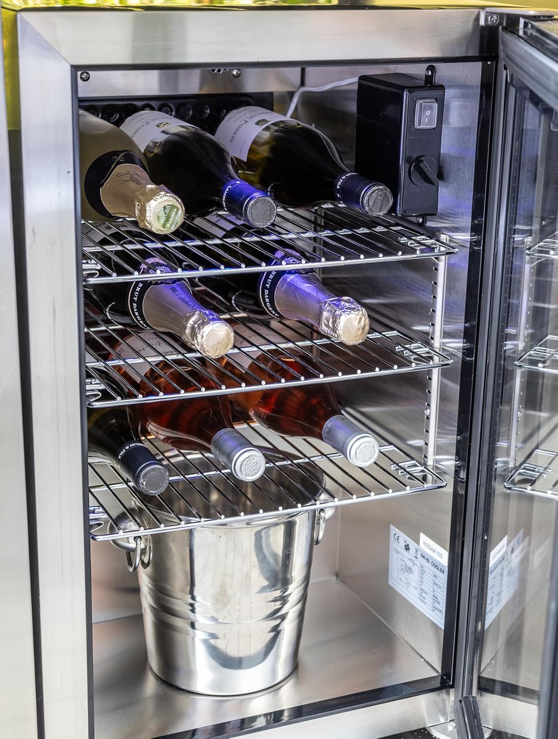 Ondis24 Outdoor-Küche Outdoor-Küche Gasgrill Kühlschrank Spülbecken Edelstahl