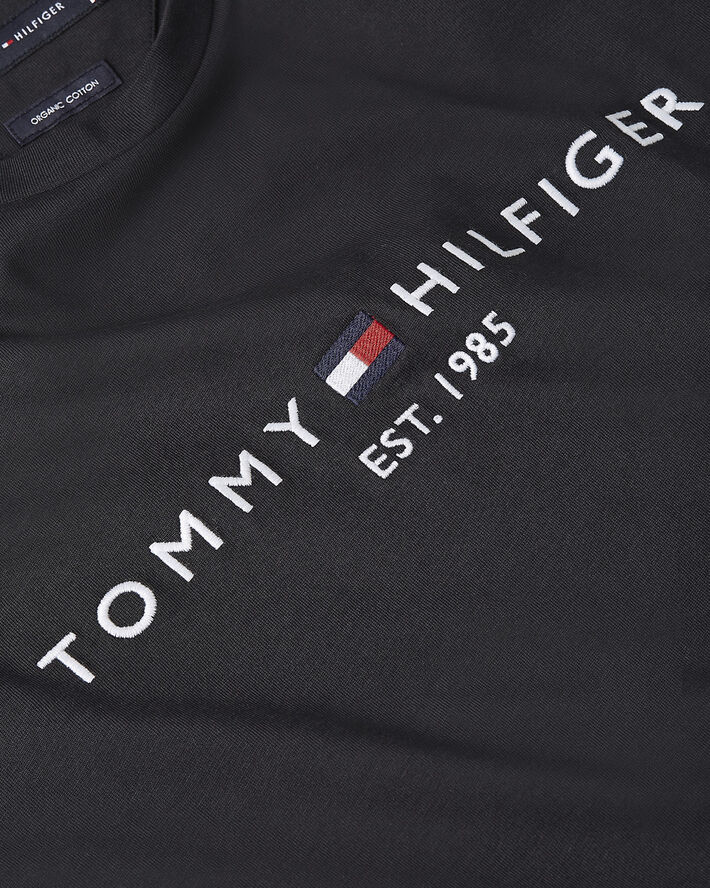 Tommy Hilfiger CORE TOMMY LOGO TEE Jet black