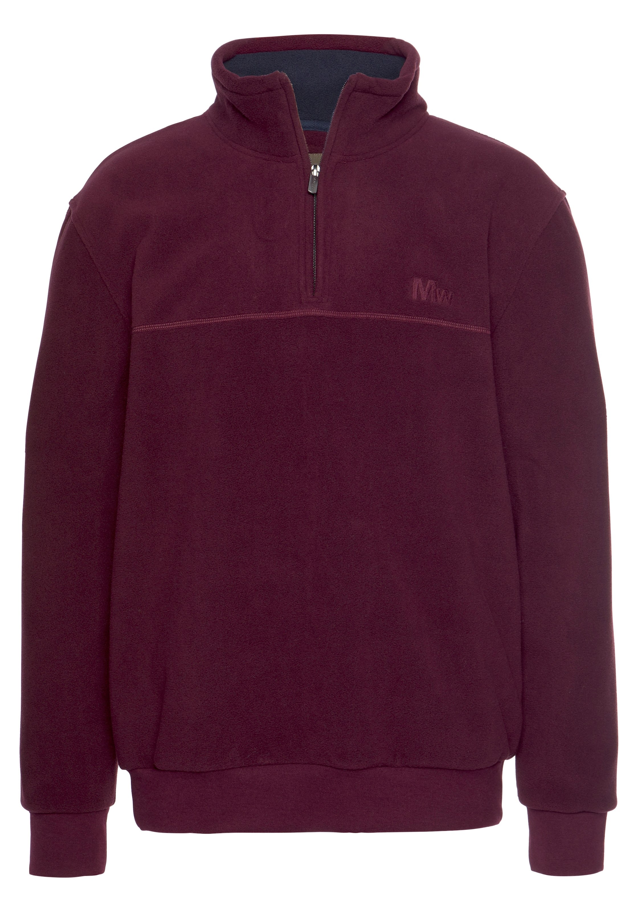 Man's World Fleecepullover , für die Übergangszeit aus Fleece,  schnelltrocknend