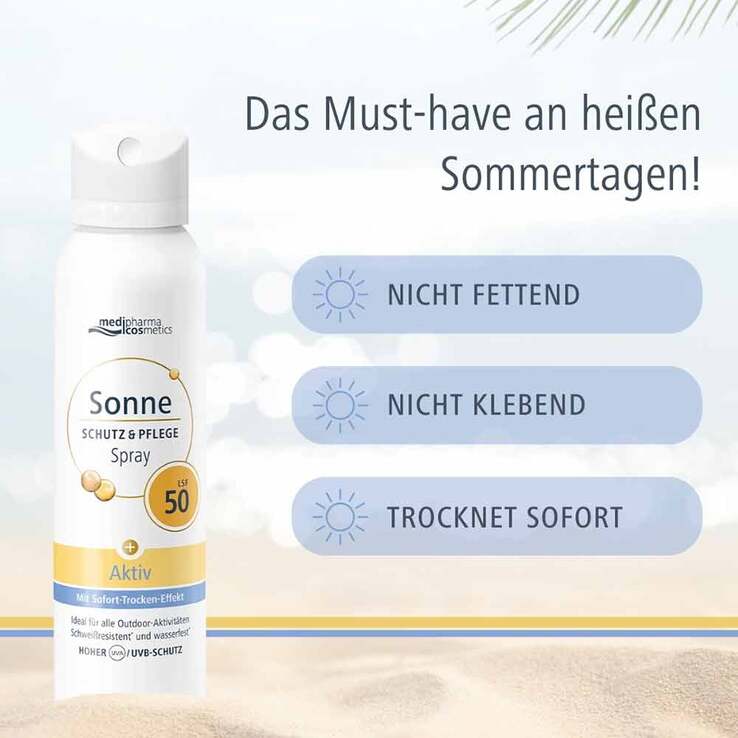 Sonne Schutz & Pflege Aktiv Aerosol-Spray LSF 50, 150 ml