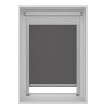 GAMMA dakraam rolgordijn verduisterend antraciet (kleurnr. 7034) t.b.v. VELUX® dakraam MK04