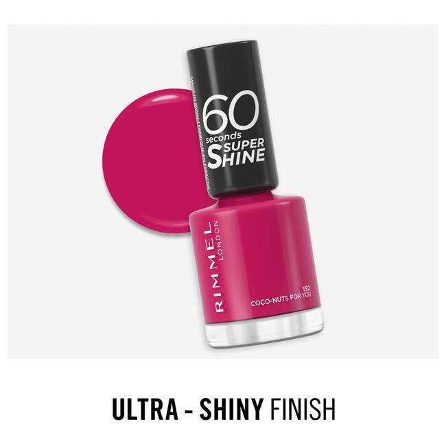 Rimmel London 60 Seconds SuperShine Nagellak 152 Coco Nuts For You