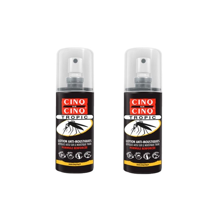 Spray Tropic Anti-Moustiques cinq-cinq