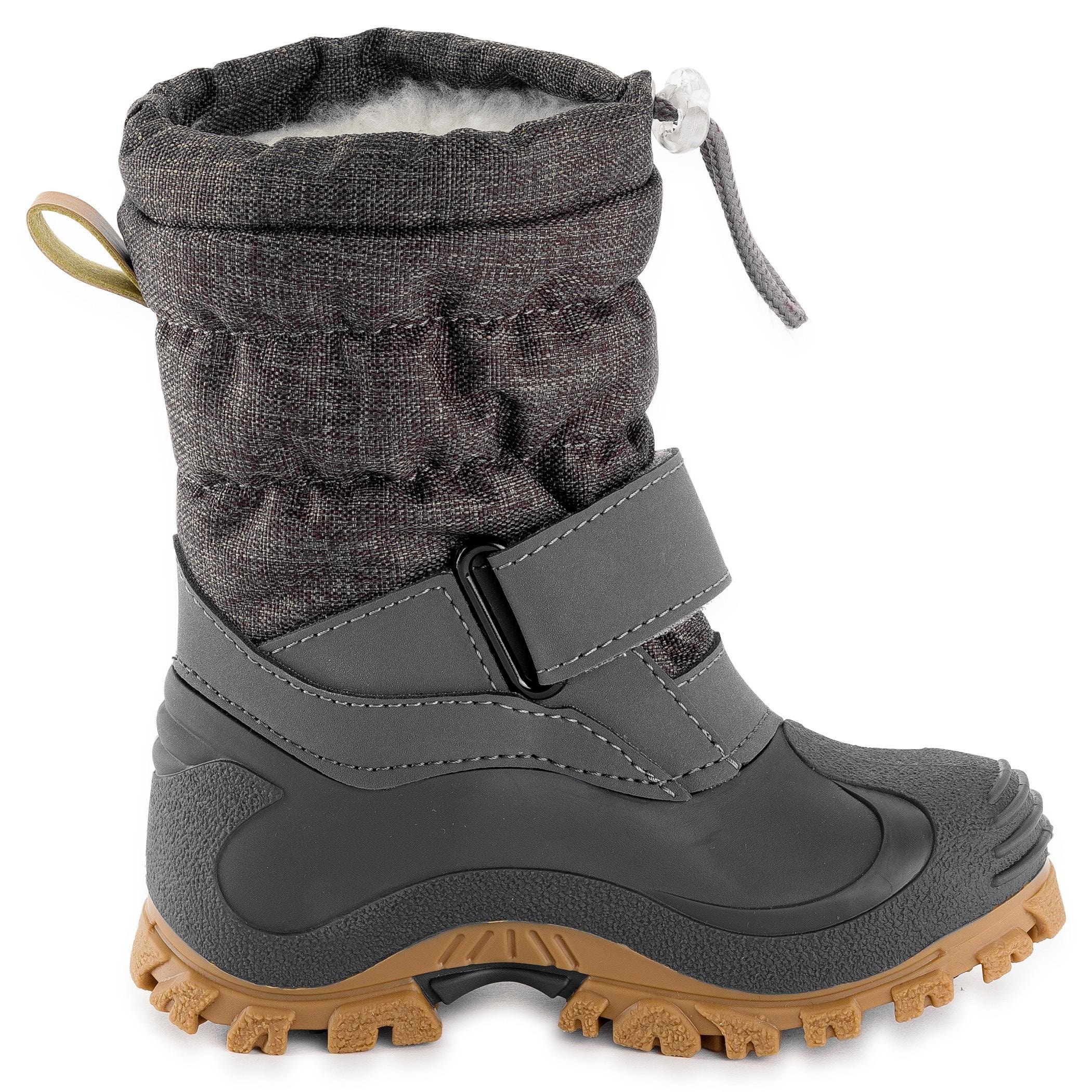 Lurchi Snowboots »Finn«  Winterboots mit Schurwolle, Grössenschablone zum Download