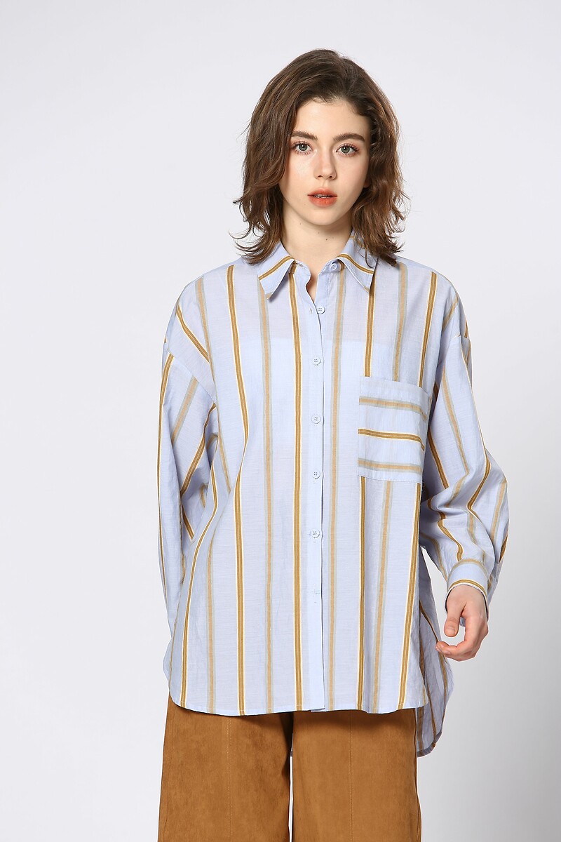 ATÉ BREVE<br>Blusa listrada