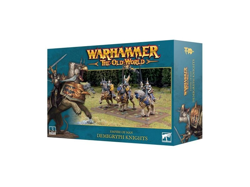 Games Workshop Warhammer Old World Empire Of Man: Demigryph Warhammer Old World Demigreifen-Ritter – Bausatz