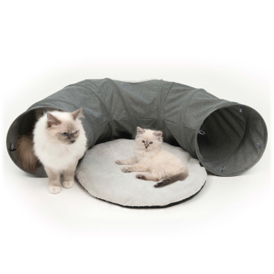 Catit Katzenspielzeug Vesper Katzentunnel grau 68x97x28cm