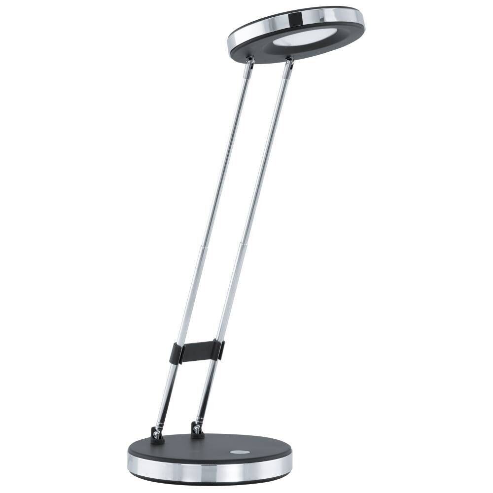 BORDLAMPE EGLO GEXO220LM 3000K 30x30x150CMSVART/KROM