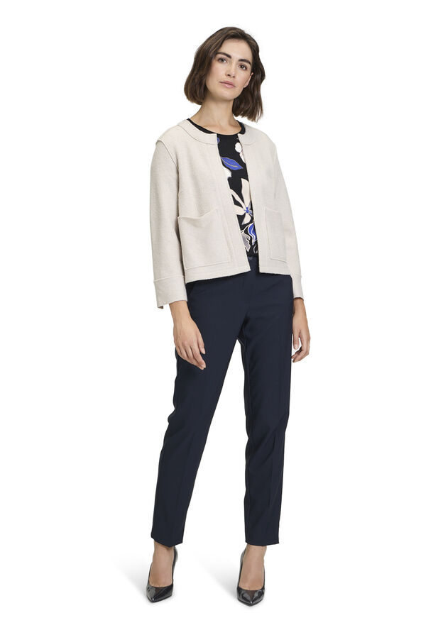 Betty Barclay Blazerjacke Kurz Pastel sand