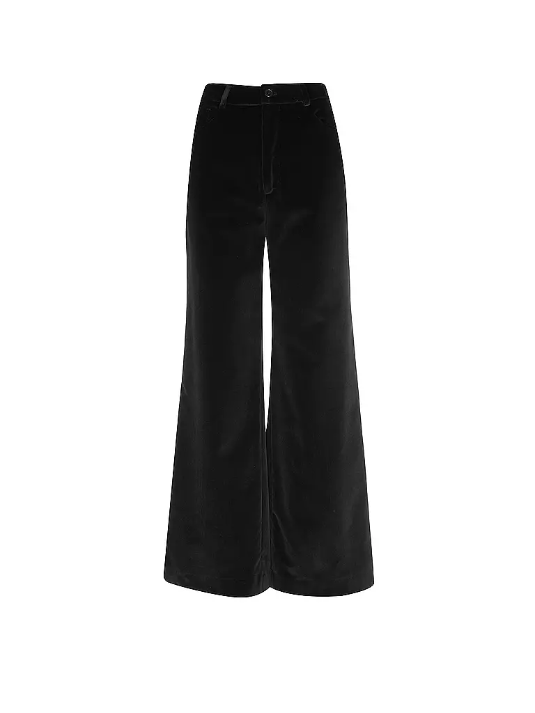 OFFICINE GENERALE Hose ROMY VELVET schwarz