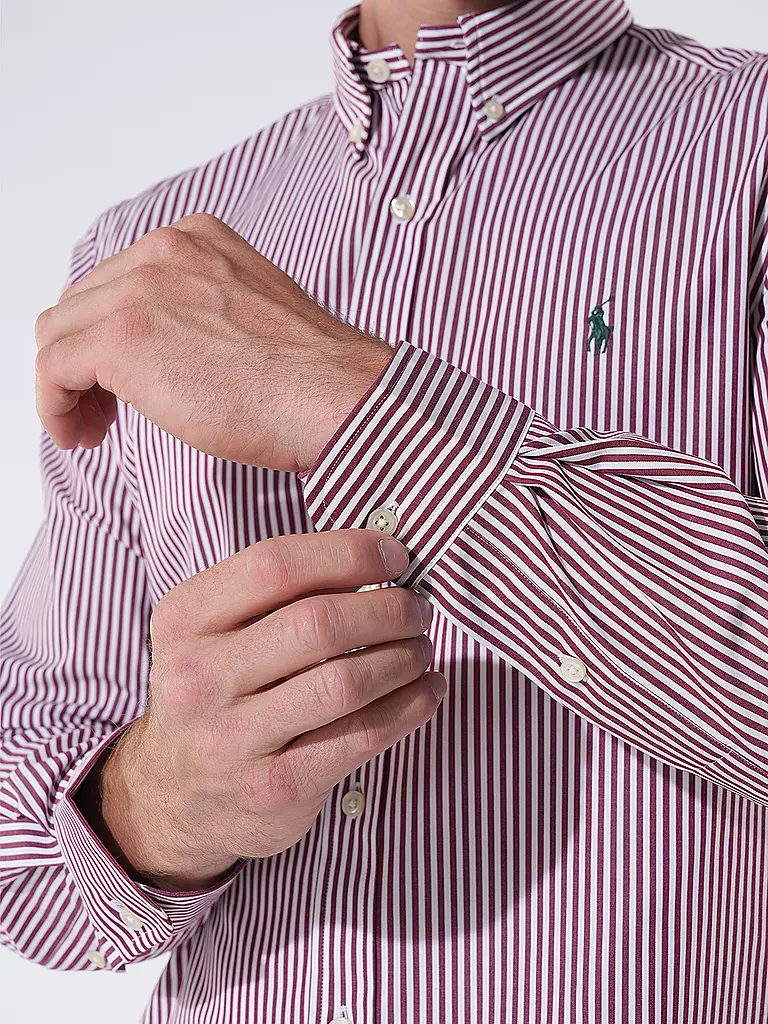 POLO RALPH LAUREN Hemd Slim Fit rot
