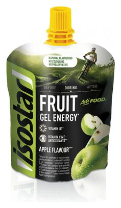Gel énergétique Isostar Fruit Gel ActiFood Pomme - 90g
