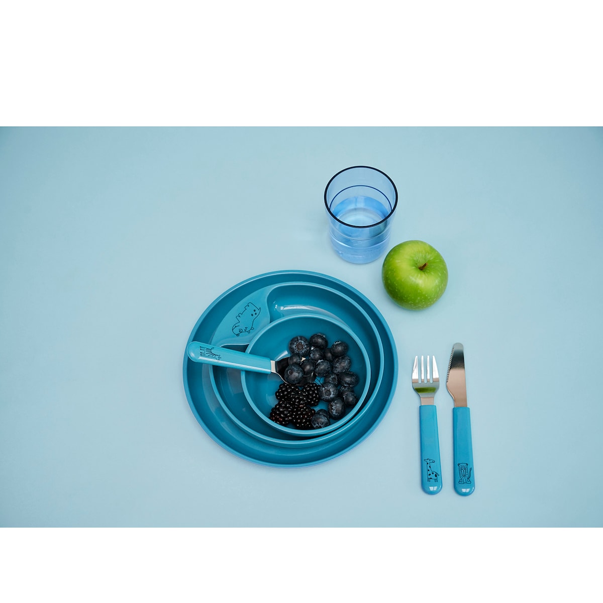 Mepal Mio Feeding spoon 16.5 cm 2 pcs Dark blue