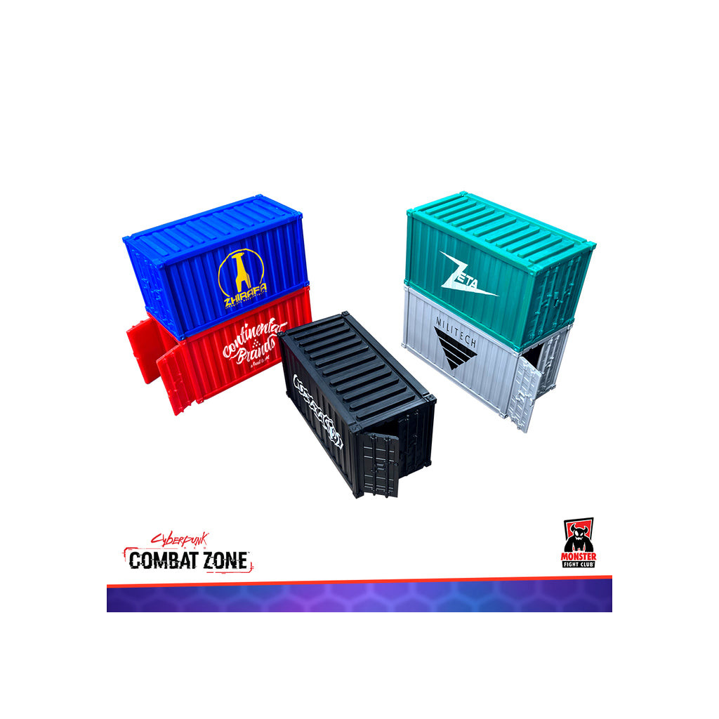 Cyberpunk Red - Combat Zone - Cargo Containers