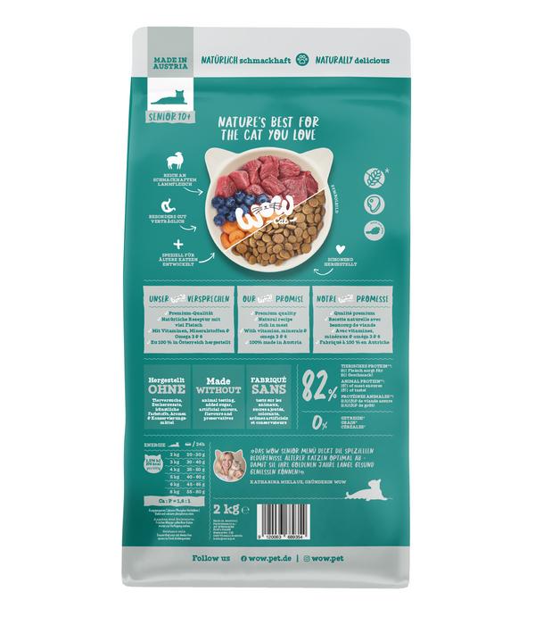 WOW® Cat Trockenfutter für Katzen Senior,