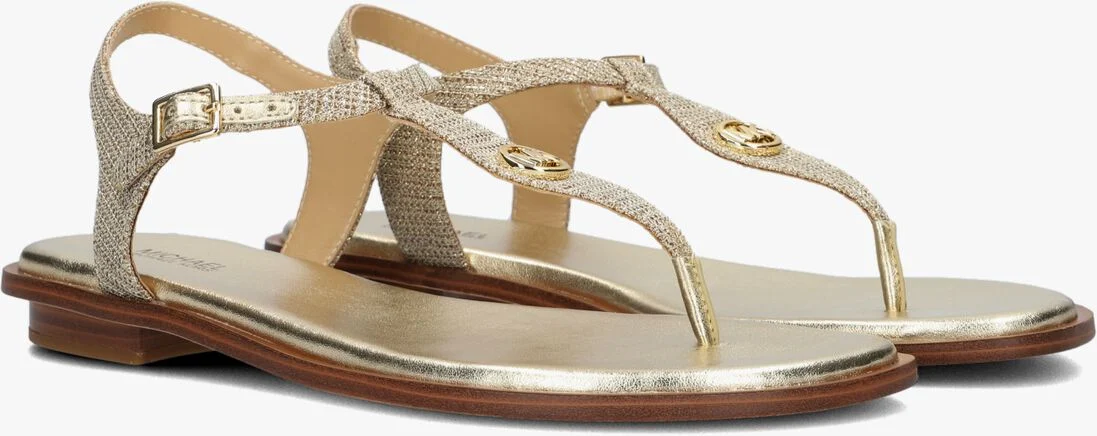 MICHAEL KORS gouden michael kors sandalen mallory thong