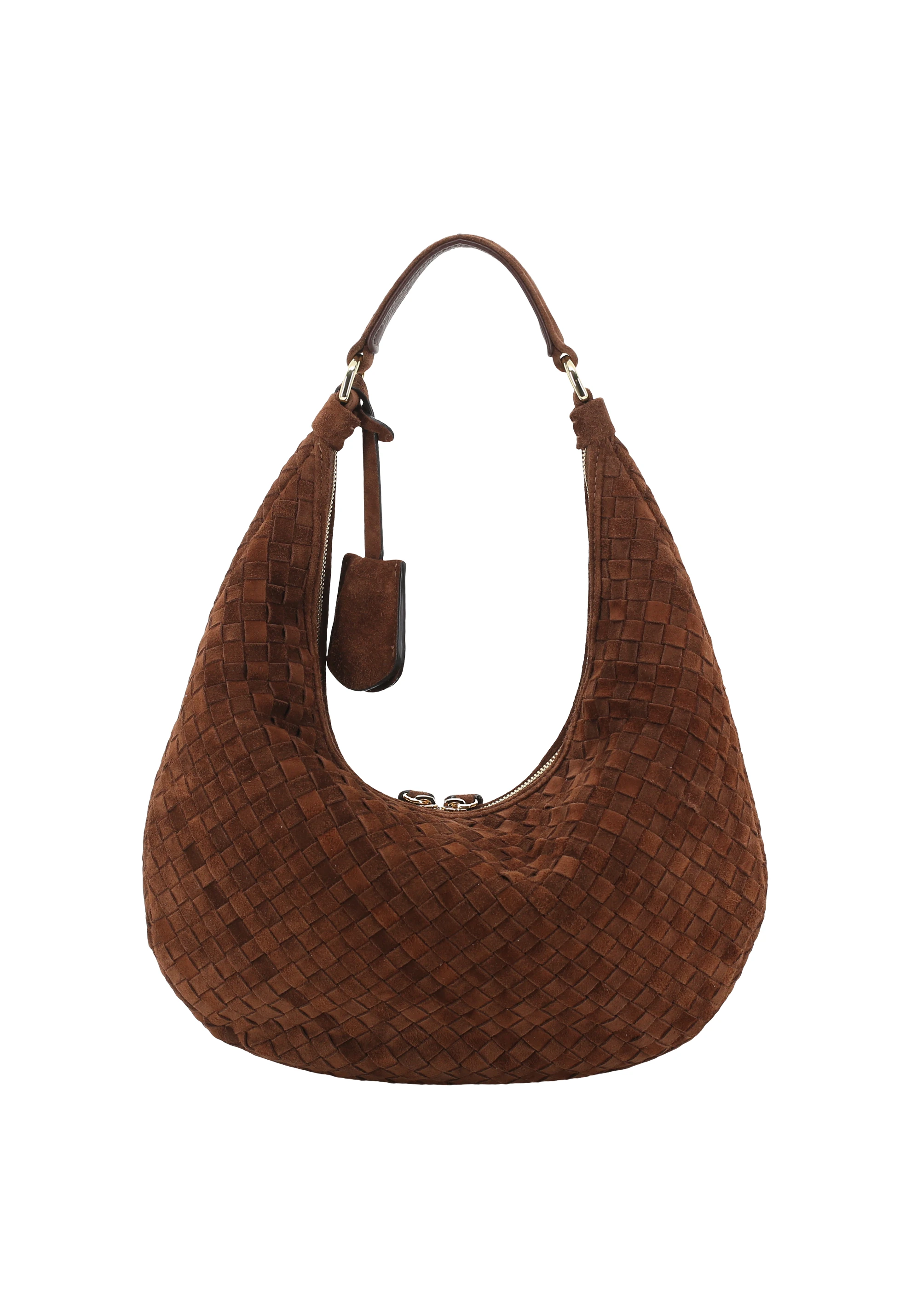 Hobo NANA small Leather Suede woven Standard