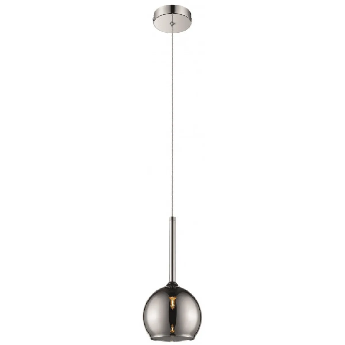 Luminaire Center Suspension Chrome WARWICK 1 Lumières