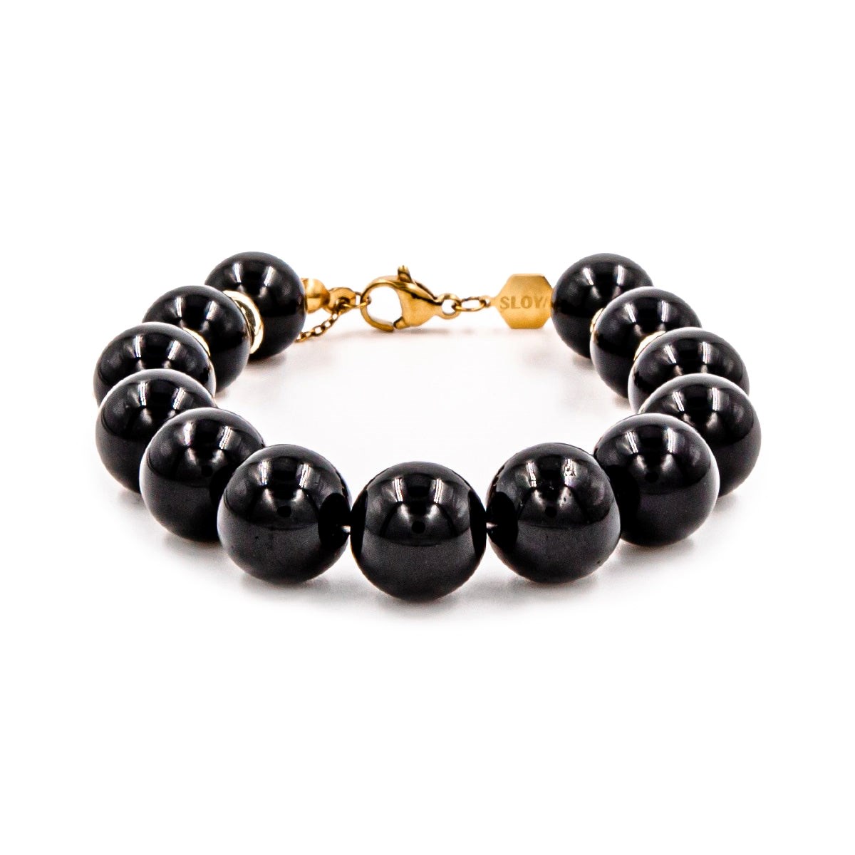 Bracelet Kamelia en pierres naturelles Obsidienne