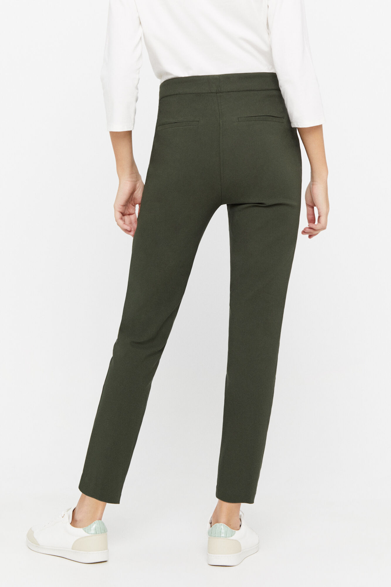 Calça jeans skinny - Cáqui