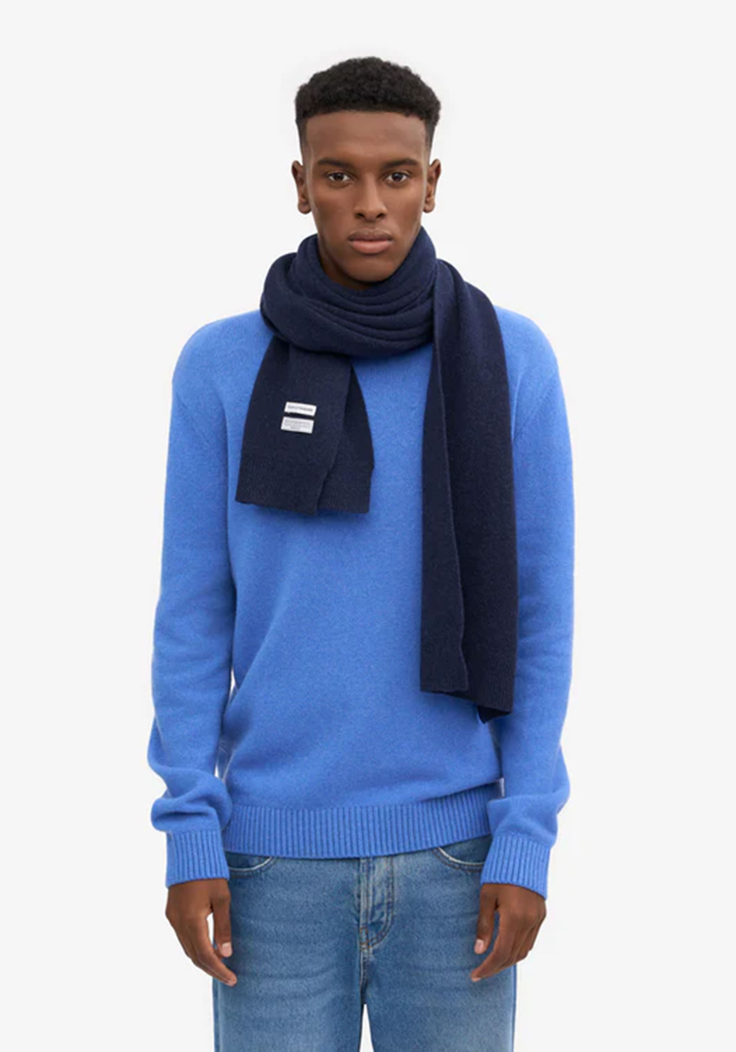 Colorful Standard Merino-Wollschal Marine Blue