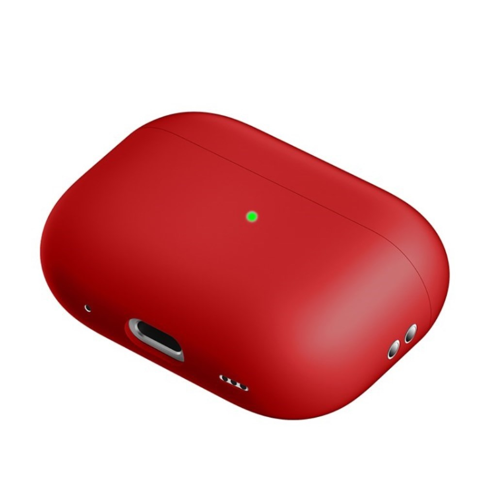 AirPods Pro 2 / AirPods Pro Silikon Case Schutzhülle Abdeckung - Rot (Matt)