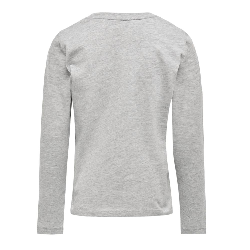 Kids ONLY T-shirt Manches Longues Gris Fille Kids ONLY Konisla