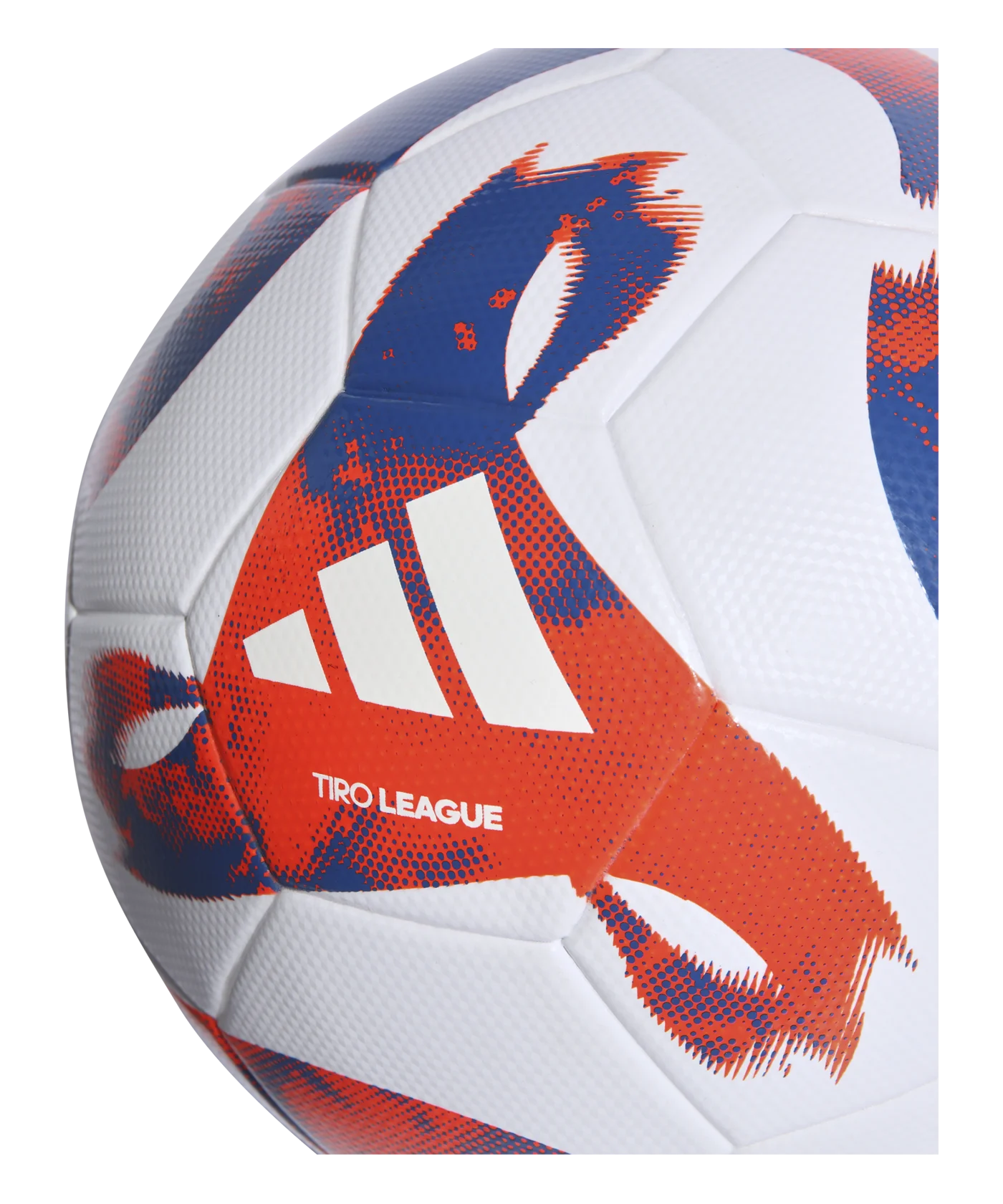 adidas Tiro League Trainingsball Weiss Blau Orange