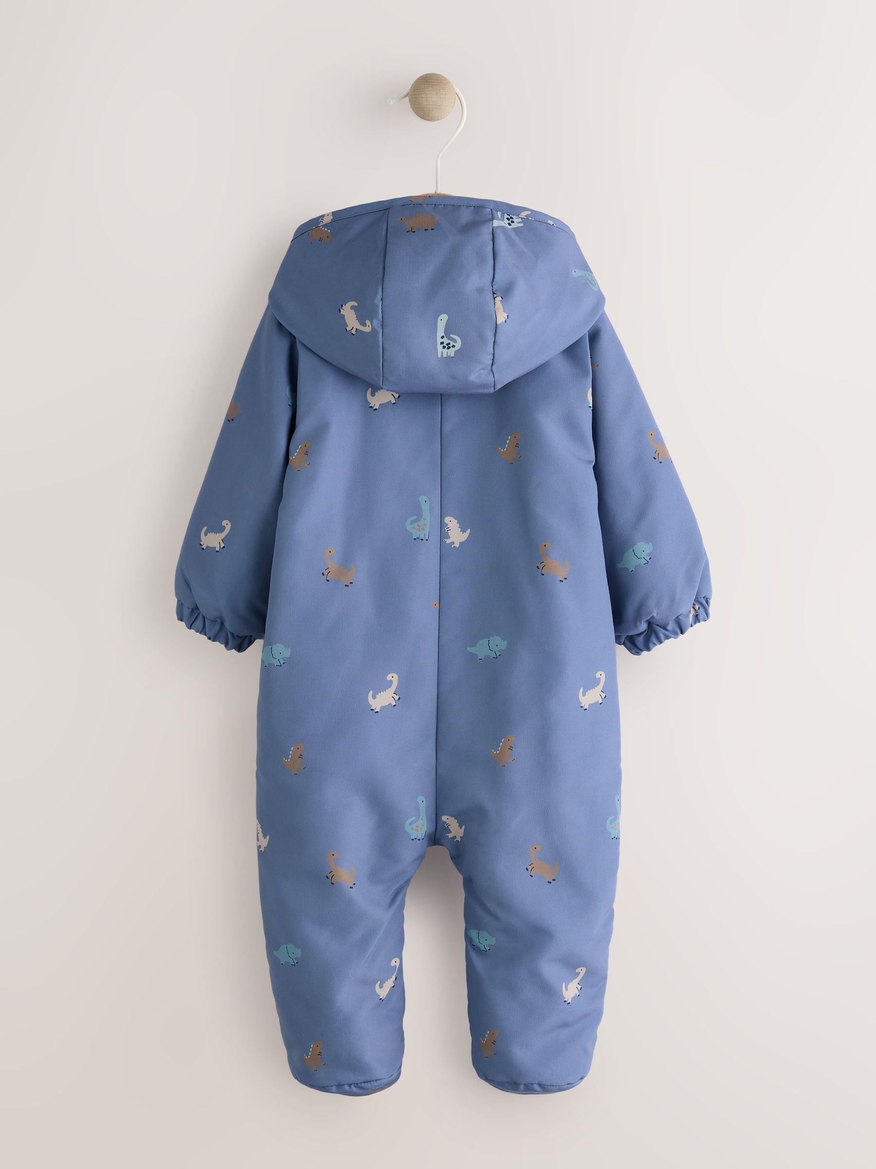 Marineblauw - Baby all-in-one van nylon met capuchon (0mnd -2jaar)