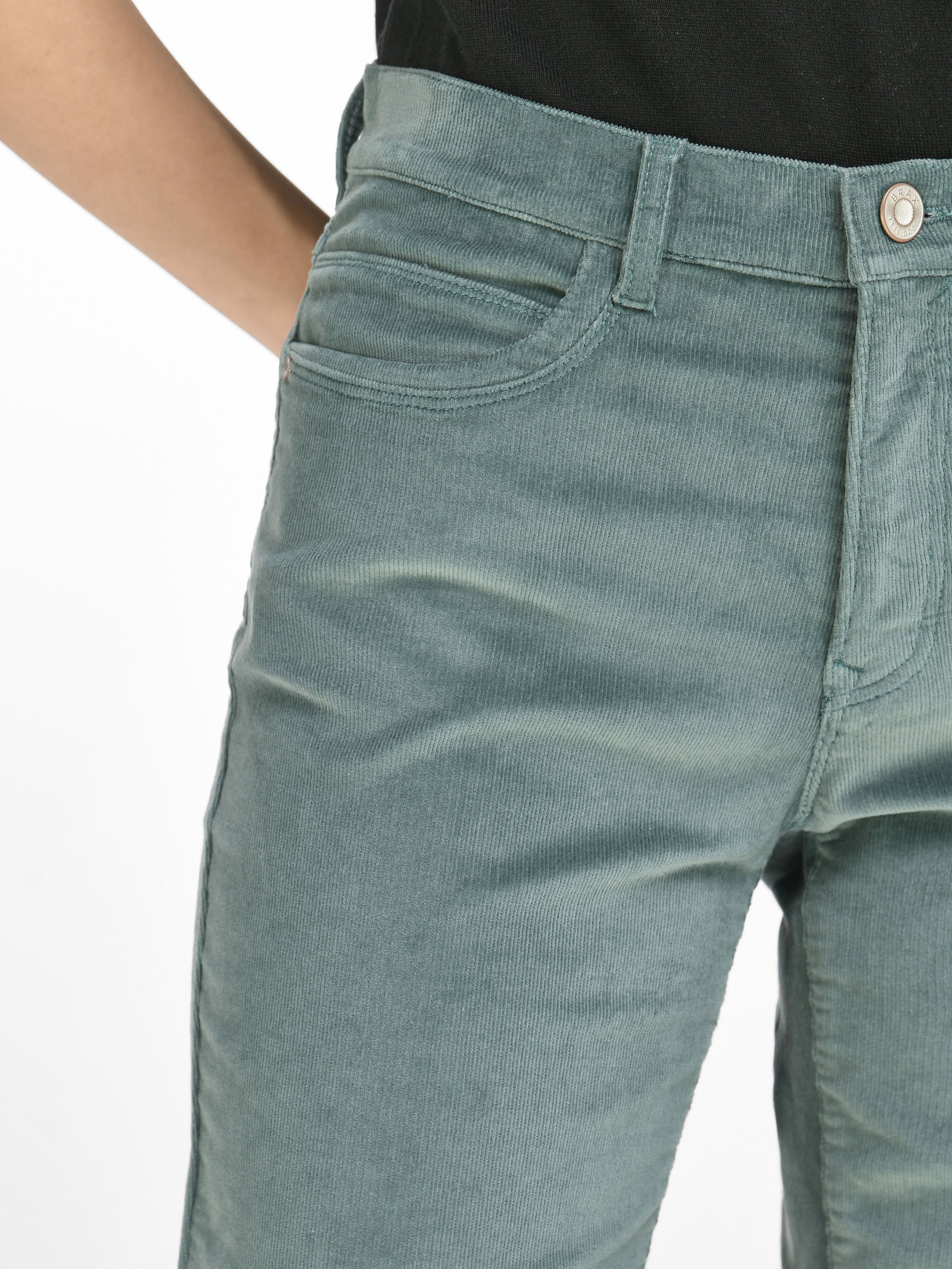 Feminine Fit-Feincord-Hose Modell Carola