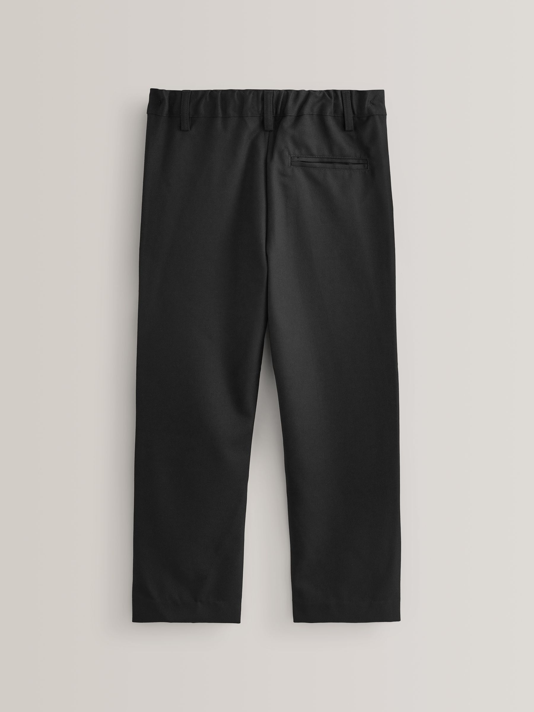 Zwart - Schoolbroek met rechte pijpen (3-17jaar)