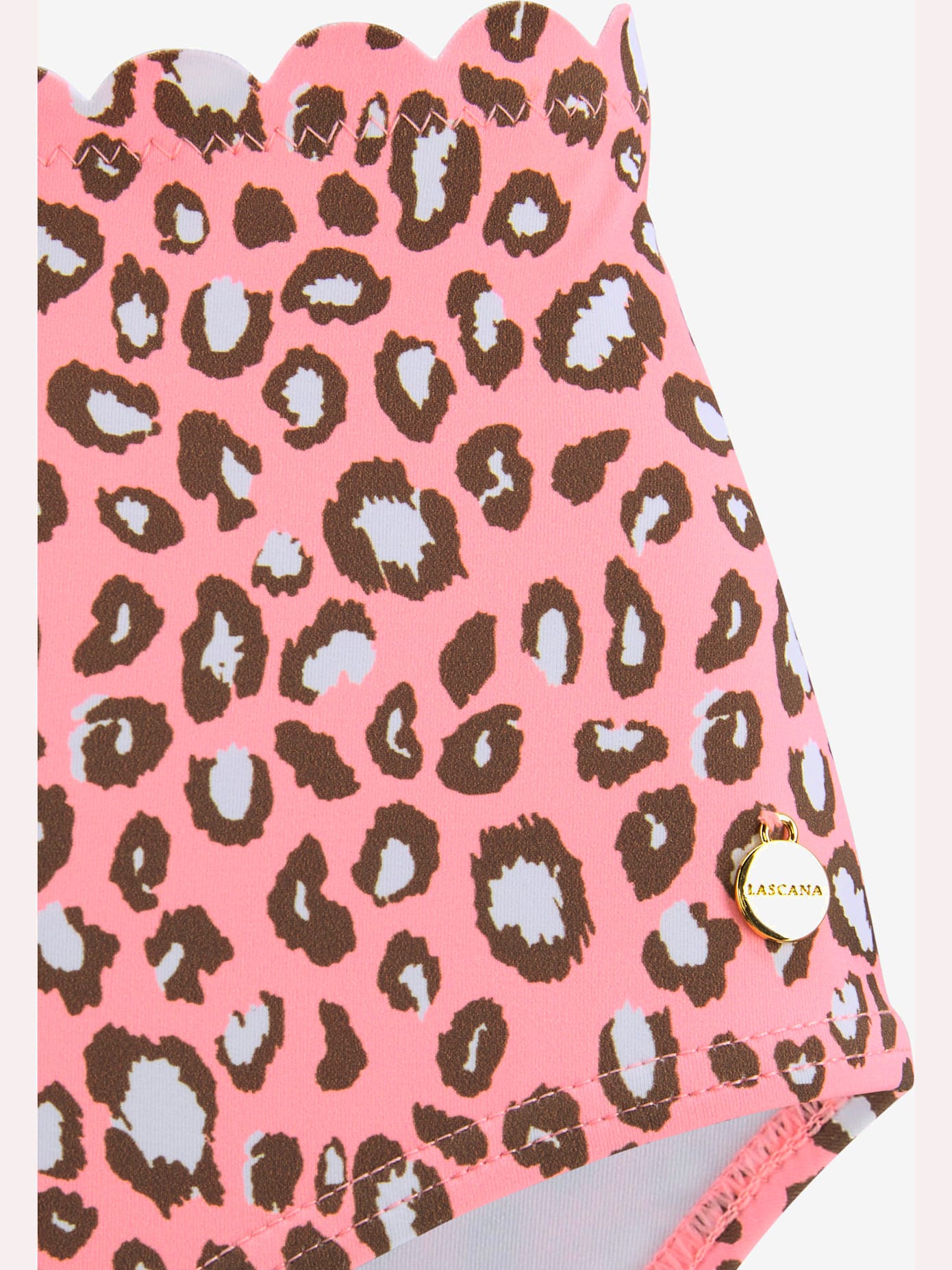 Bas de maillot de bain taille haute imprimé animal coloré