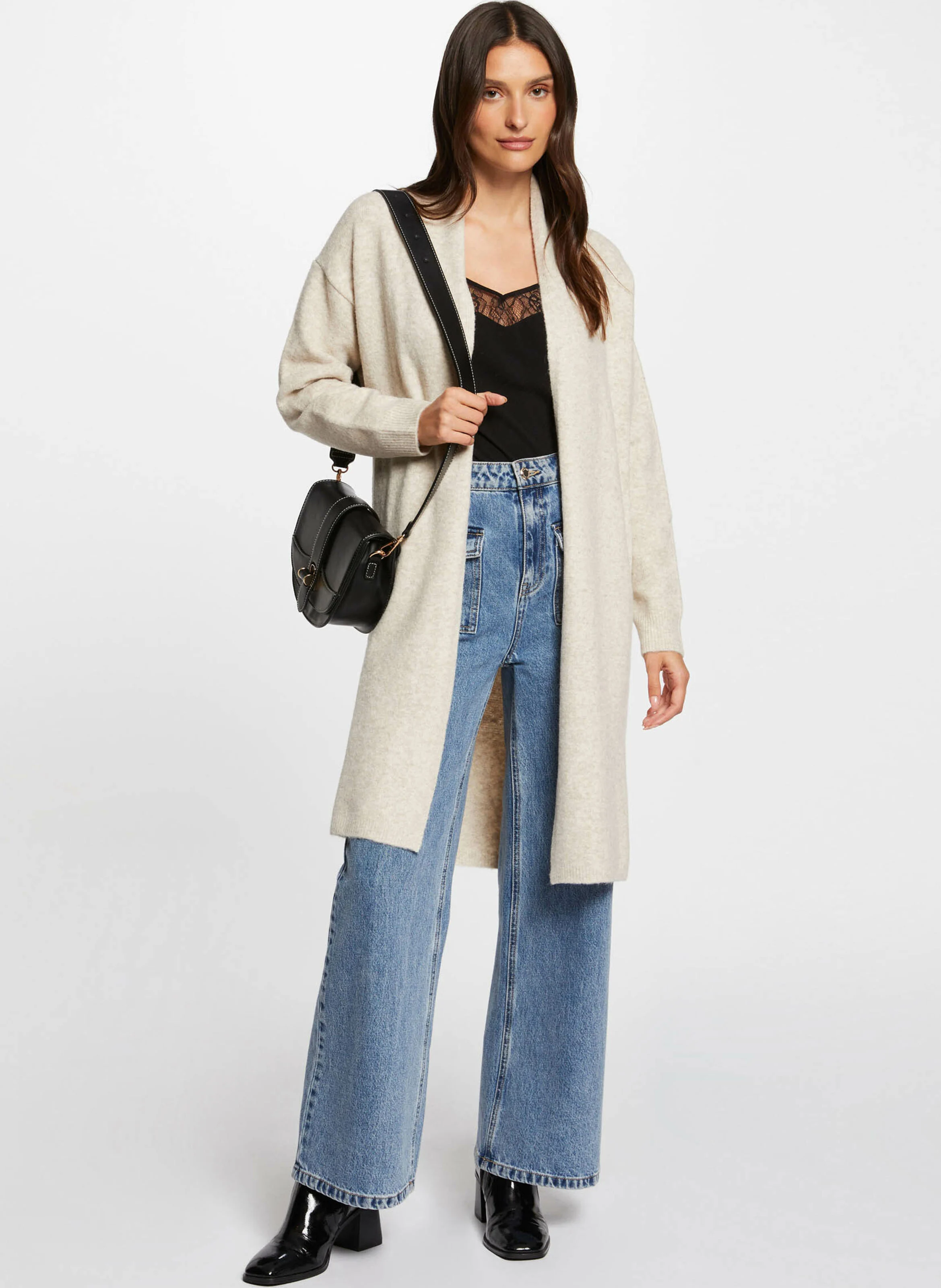 MGIOIA - Gilet col châle | Beige