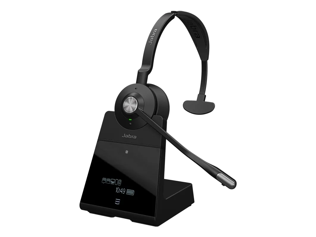 Jabra Engage 75 SE Mono - Headset - på øret - DECT / Bluetooth - trådløs - NFC - Zoom Certified, Google Meet Certified, Amazon Chime Certified, Certified for Microsoft Teams Open Office, Works With Chromebook Certified, UC-certificeret