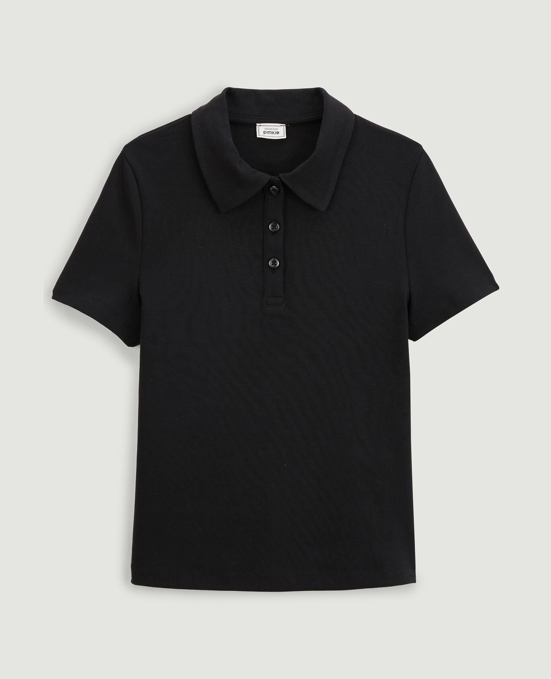 Top forme polo - Noir