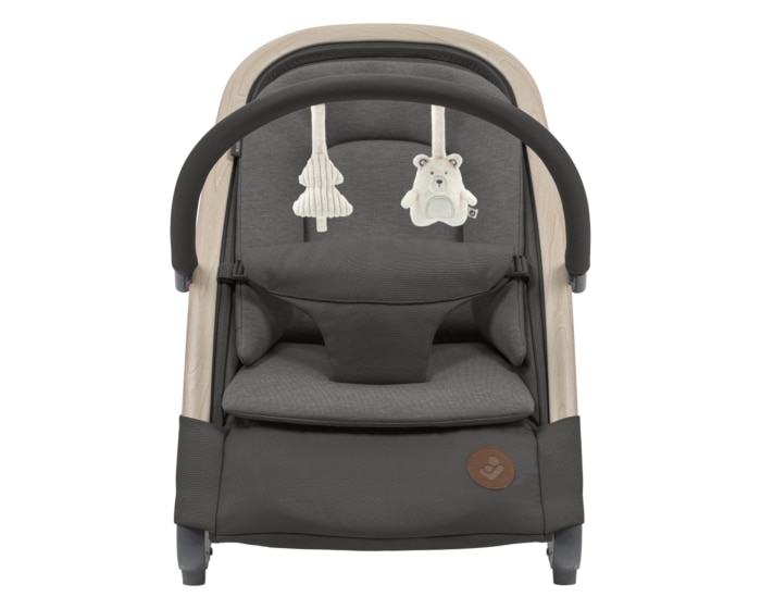 Kori Babywippe 0-24m   0 - 15 kg    Super bequemes Kissen für Neugeborene  |    2-in-1-Babywippe |    Mit einer Hand verstellbar |    Unterhaltsamer Spielzeugbogen |