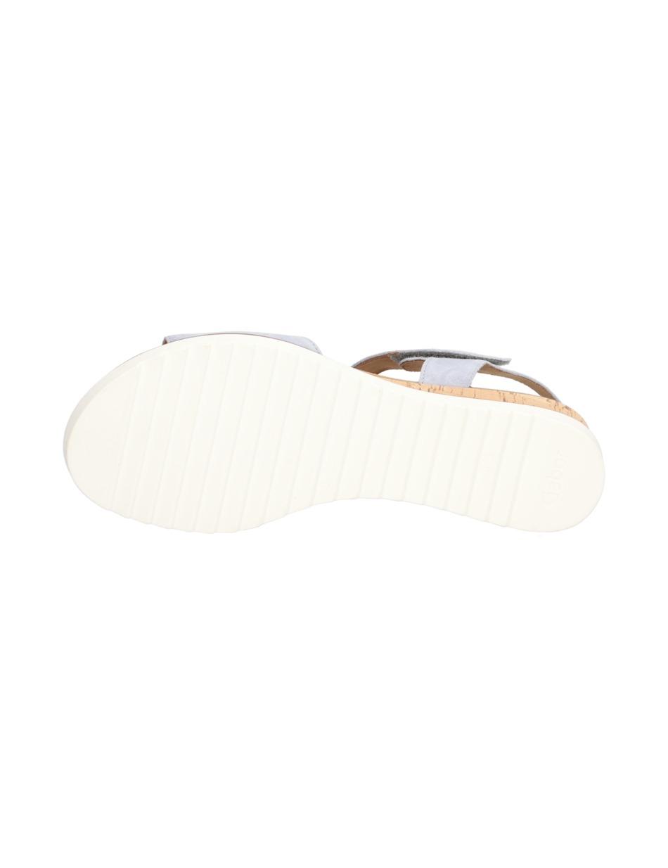 Veloursleder Sandale