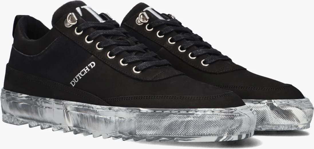 DUTCH\\'D zwarte dutch'd lage sneakers myth heren