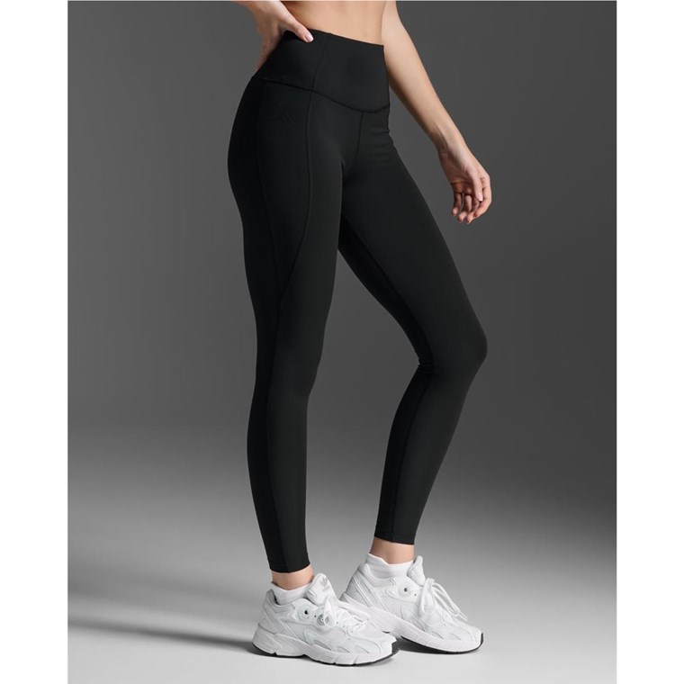 2XU Form Soft Touch Hi-Rise Compression Tights Black/Black