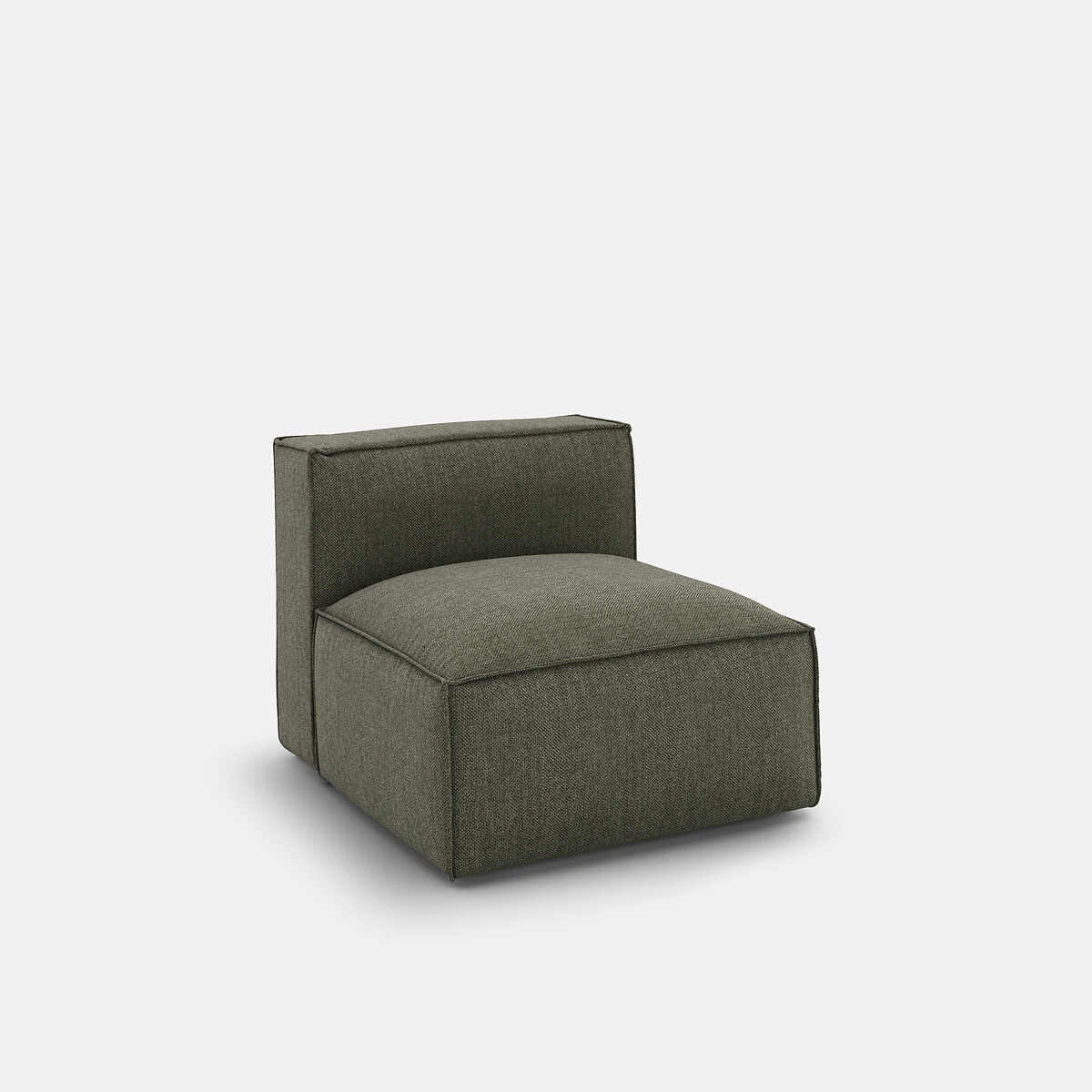 LA REDOUTE INTERIEURS<br>Banco modular em tecido texturizado, Seven